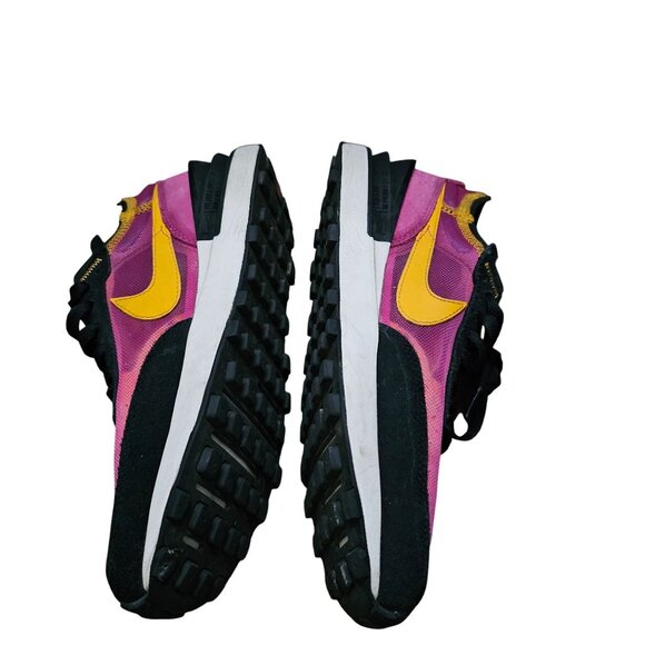 Nike Waffle 1 Women's Active Fuchsia/Black /Gold Sneakers DC2533-600 Size 7 - Picture 5 of 9